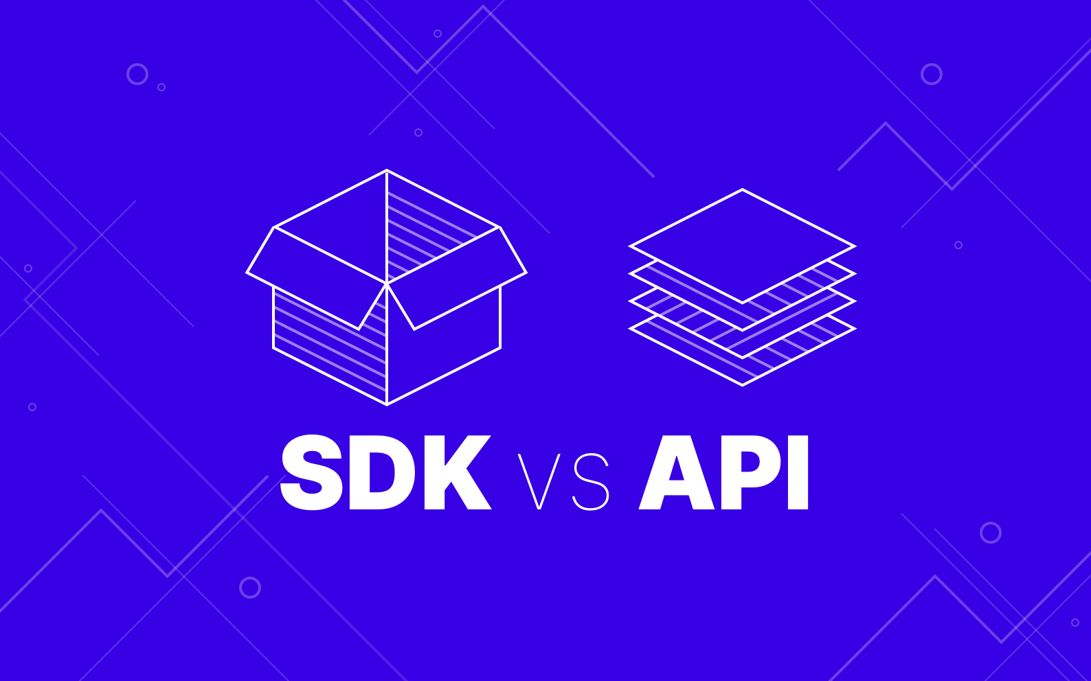 SDK vs API