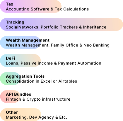 Vezgo Crypto API Use Cases