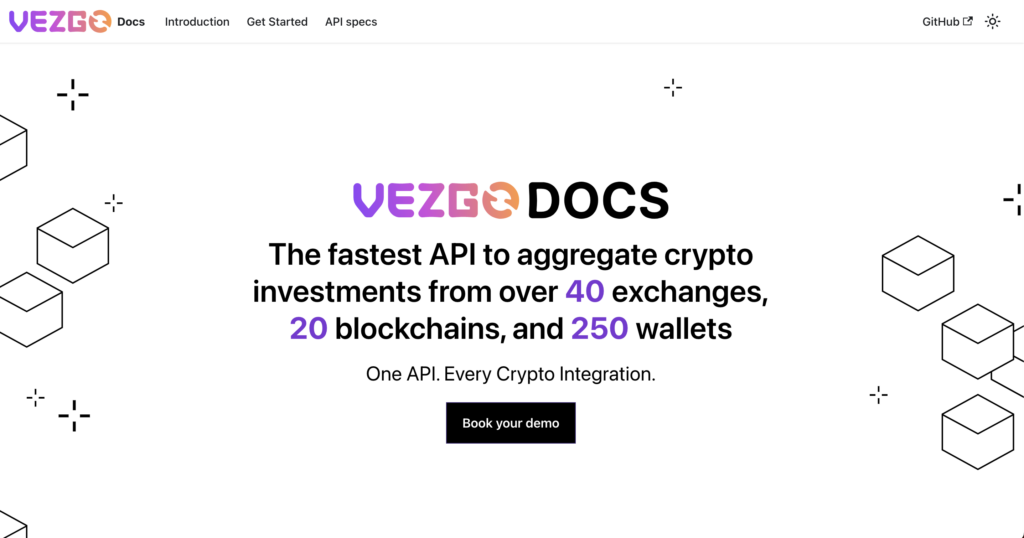 Vezgo API Docs - vezgo.com/docs