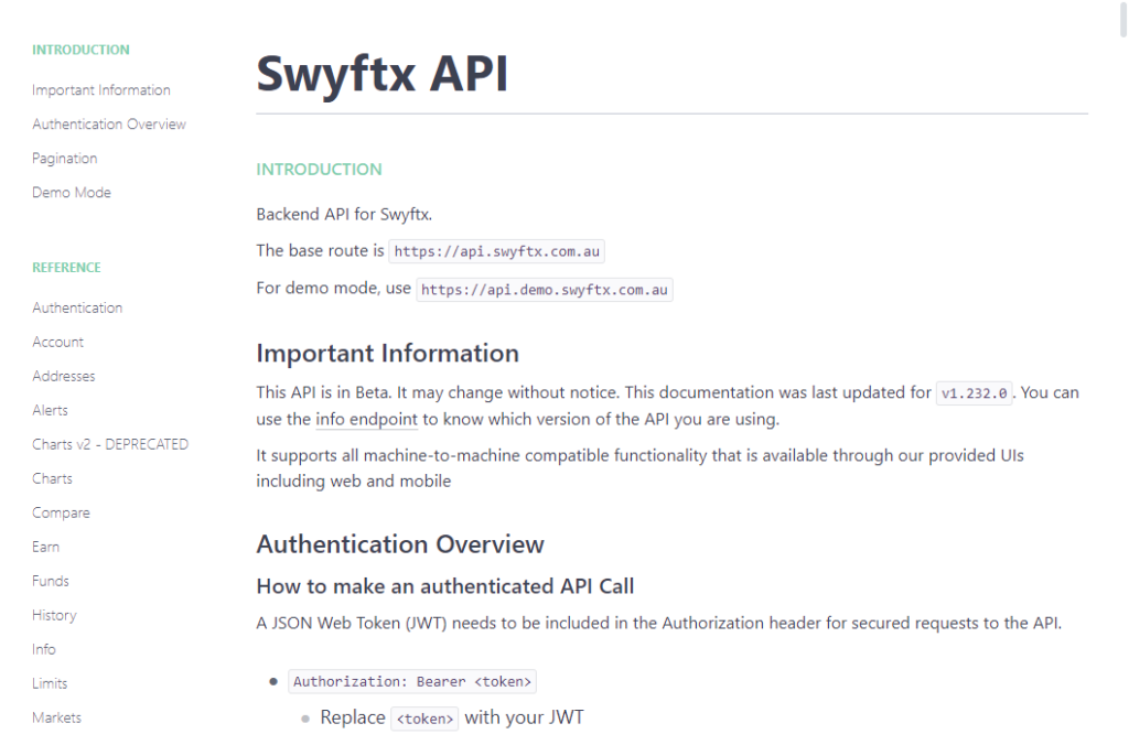 swyftx api